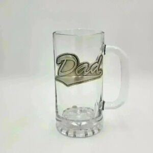 A Special Glass For A Special Dad‎ 16 Oz Mug With Pewter "Dad" Applique